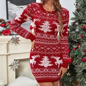 Knitted Christmas Dress
